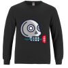 Breeze - Men's Long Sleeve Crewneck Ring Spun Combed Cotton Tee Thumbnail