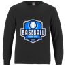 Breeze - Men's Long Sleeve Crewneck Ring Spun Combed Cotton Tee Thumbnail