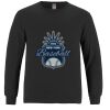 Breeze - Men's Long Sleeve Crewneck Ring Spun Combed Cotton Tee Thumbnail