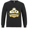 Breeze - Men's Long Sleeve Crewneck Ring Spun Combed Cotton Tee Thumbnail