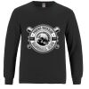 Breeze - Men's Long Sleeve Crewneck Ring Spun Combed Cotton Tee Thumbnail