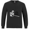 Breeze - Men's Long Sleeve Crewneck Ring Spun Combed Cotton Tee Thumbnail