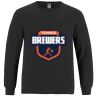 Breeze - Men's Long Sleeve Crewneck Ring Spun Combed Cotton Tee Thumbnail
