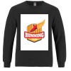 Breeze - Men's Long Sleeve Crewneck Ring Spun Combed Cotton Tee Thumbnail