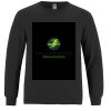Breeze - Men's Long Sleeve Crewneck Ring Spun Combed Cotton Tee Thumbnail