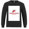 Breeze - Men's Long Sleeve Crewneck Ring Spun Combed Cotton Tee Thumbnail