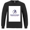 Breeze - Men's Long Sleeve Crewneck Ring Spun Combed Cotton Tee Thumbnail