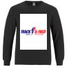 Breeze - Men's Long Sleeve Crewneck Ring Spun Combed Cotton Tee Thumbnail