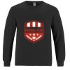 Breeze - Men's Long Sleeve Crewneck Ring Spun Combed Cotton Tee Thumbnail