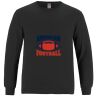 Breeze - Men's Long Sleeve Crewneck Ring Spun Combed Cotton Tee Thumbnail