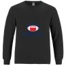 Breeze - Men's Long Sleeve Crewneck Ring Spun Combed Cotton Tee Thumbnail