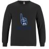 Breeze - Men's Long Sleeve Crewneck Ring Spun Combed Cotton Tee Thumbnail