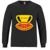 Breeze - Men's Long Sleeve Crewneck Ring Spun Combed Cotton Tee Thumbnail