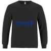 Breeze - Men's Long Sleeve Crewneck Ring Spun Combed Cotton Tee Thumbnail