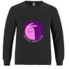 Breeze - Men's Long Sleeve Crewneck Ring Spun Combed Cotton Tee Thumbnail