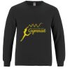 Breeze - Men's Long Sleeve Crewneck Ring Spun Combed Cotton Tee Thumbnail
