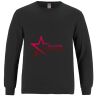 Breeze - Men's Long Sleeve Crewneck Ring Spun Combed Cotton Tee Thumbnail