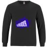 Breeze - Men's Long Sleeve Crewneck Ring Spun Combed Cotton Tee Thumbnail