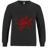 Breeze - Men's Long Sleeve Crewneck Ring Spun Combed Cotton Tee Thumbnail
