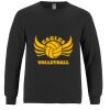 Breeze - Men's Long Sleeve Crewneck Ring Spun Combed Cotton Tee Thumbnail