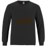 Breeze - Men's Long Sleeve Crewneck Ring Spun Combed Cotton Tee Thumbnail