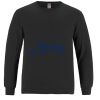 Breeze - Men's Long Sleeve Crewneck Ring Spun Combed Cotton Tee Thumbnail