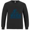Breeze - Men's Long Sleeve Crewneck Ring Spun Combed Cotton Tee Thumbnail