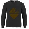 Breeze - Men's Long Sleeve Crewneck Ring Spun Combed Cotton Tee Thumbnail