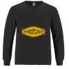 Breeze - Men's Long Sleeve Crewneck Ring Spun Combed Cotton Tee Thumbnail