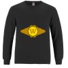 Breeze - Men's Long Sleeve Crewneck Ring Spun Combed Cotton Tee Thumbnail