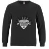 Breeze - Men's Long Sleeve Crewneck Ring Spun Combed Cotton Tee Thumbnail