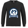 Breeze - Men's Long Sleeve Crewneck Ring Spun Combed Cotton Tee Thumbnail