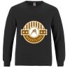 Breeze - Men's Long Sleeve Crewneck Ring Spun Combed Cotton Tee Thumbnail