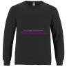 Breeze - Men's Long Sleeve Crewneck Ring Spun Combed Cotton Tee Thumbnail
