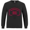 Breeze - Men's Long Sleeve Crewneck Ring Spun Combed Cotton Tee Thumbnail