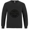 Breeze - Men's Long Sleeve Crewneck Ring Spun Combed Cotton Tee Thumbnail