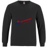 Breeze - Men's Long Sleeve Crewneck Ring Spun Combed Cotton Tee Thumbnail