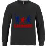 Breeze - Men's Long Sleeve Crewneck Ring Spun Combed Cotton Tee Thumbnail