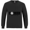 Breeze - Men's Long Sleeve Crewneck Ring Spun Combed Cotton Tee Thumbnail