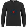 Breeze - Men's Long Sleeve Crewneck Ring Spun Combed Cotton Tee Thumbnail