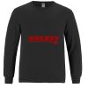 Breeze - Men's Long Sleeve Crewneck Ring Spun Combed Cotton Tee Thumbnail