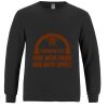Breeze - Men's Long Sleeve Crewneck Ring Spun Combed Cotton Tee Thumbnail