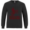 Breeze - Men's Long Sleeve Crewneck Ring Spun Combed Cotton Tee Thumbnail