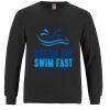 Breeze - Men's Long Sleeve Crewneck Ring Spun Combed Cotton Tee Thumbnail
