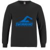 Breeze - Men's Long Sleeve Crewneck Ring Spun Combed Cotton Tee Thumbnail