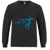 Breeze - Men's Long Sleeve Crewneck Ring Spun Combed Cotton Tee Thumbnail