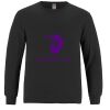 Breeze - Men's Long Sleeve Crewneck Ring Spun Combed Cotton Tee Thumbnail