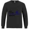 Breeze - Men's Long Sleeve Crewneck Ring Spun Combed Cotton Tee Thumbnail